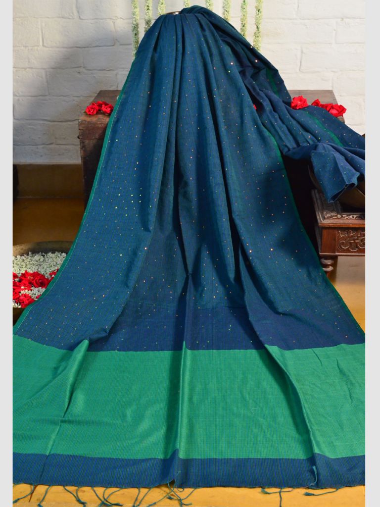SEQUIN BOUGAINVILLEA SAREE 05