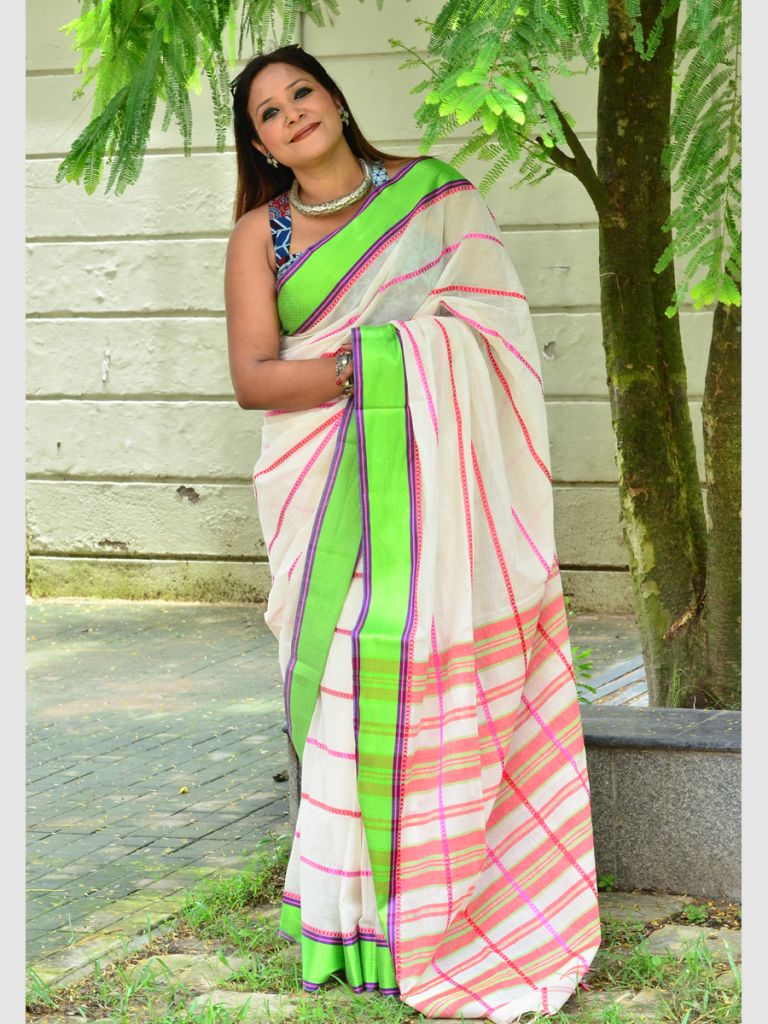 COTTON ALV KALKA SAREE 01
