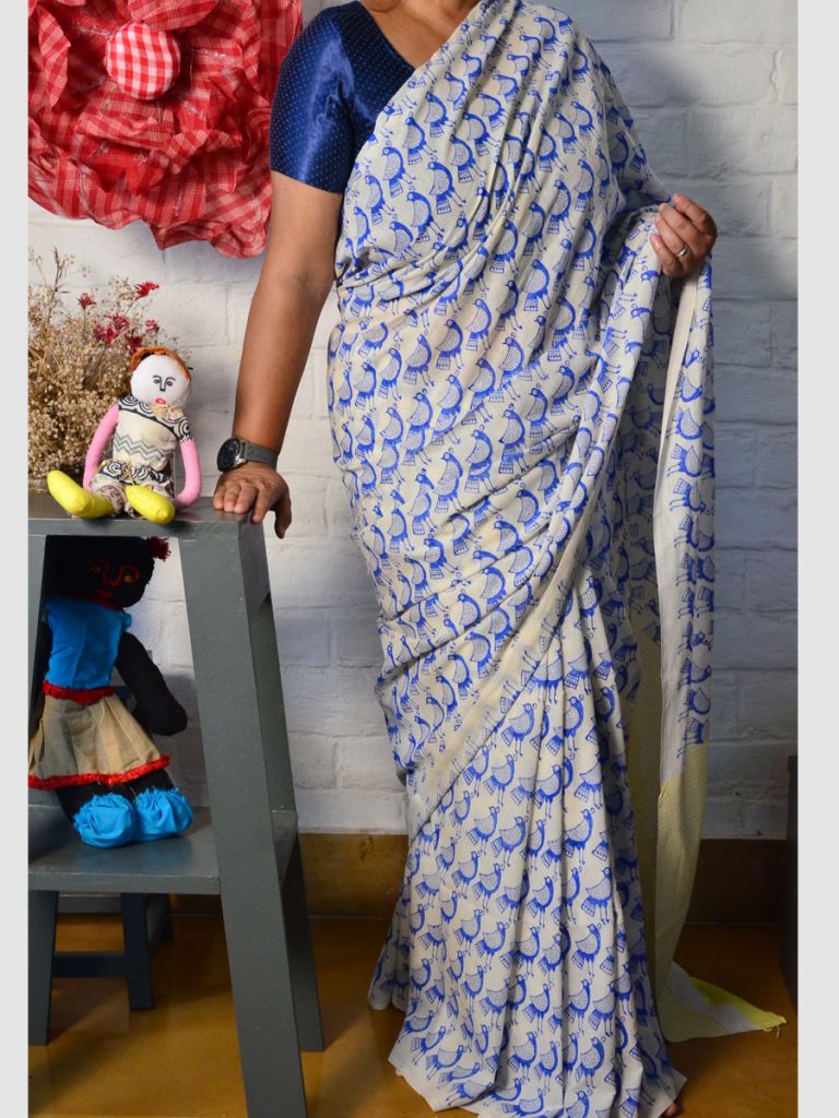 PRINT BANDHAN V SAREE (ANJALI) 04