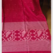 COTTON KHESH ALV SAREE (RED)