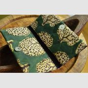 HAND PRINTED NATURAL FABRIC LADIES WALLET 01
