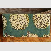 HAND PRINTED NATURAL FABRIC LADIES WALLET 01