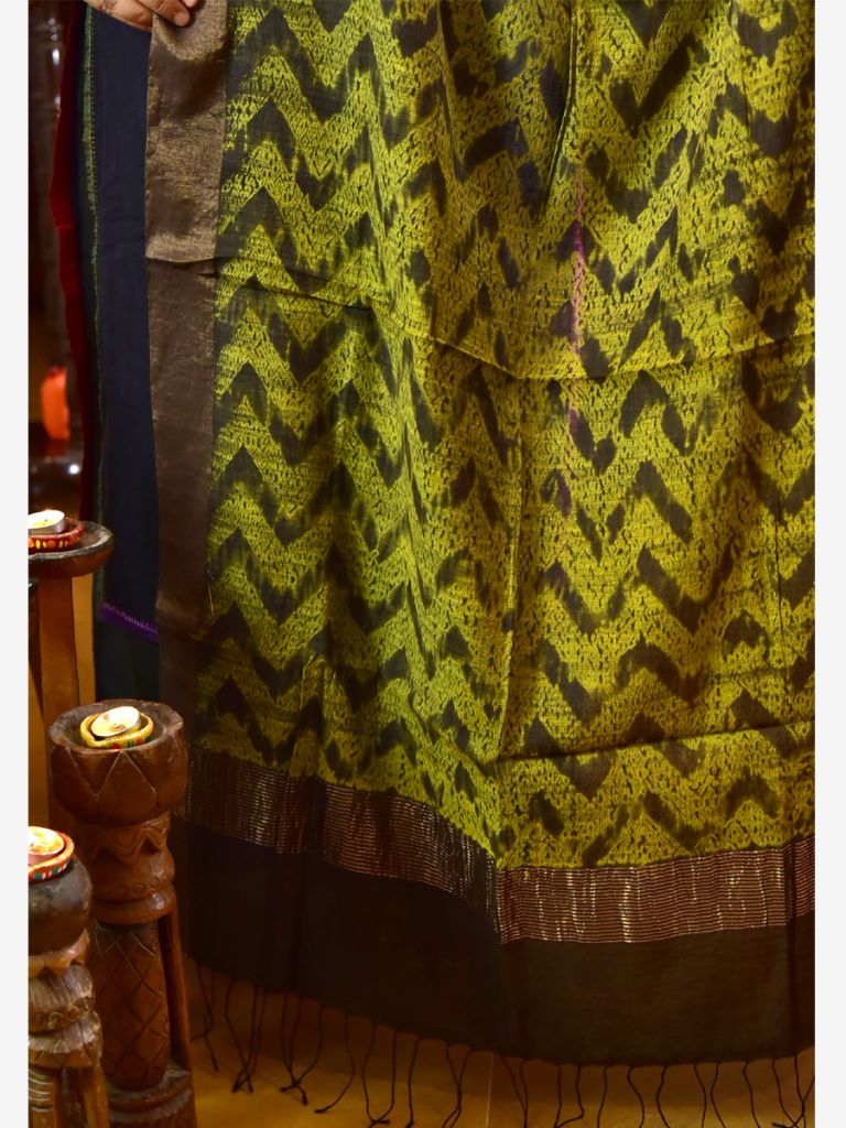 SILK SHIBORI DUPATTA 05