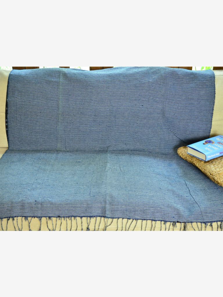 PRINT INDIGO THROW 01