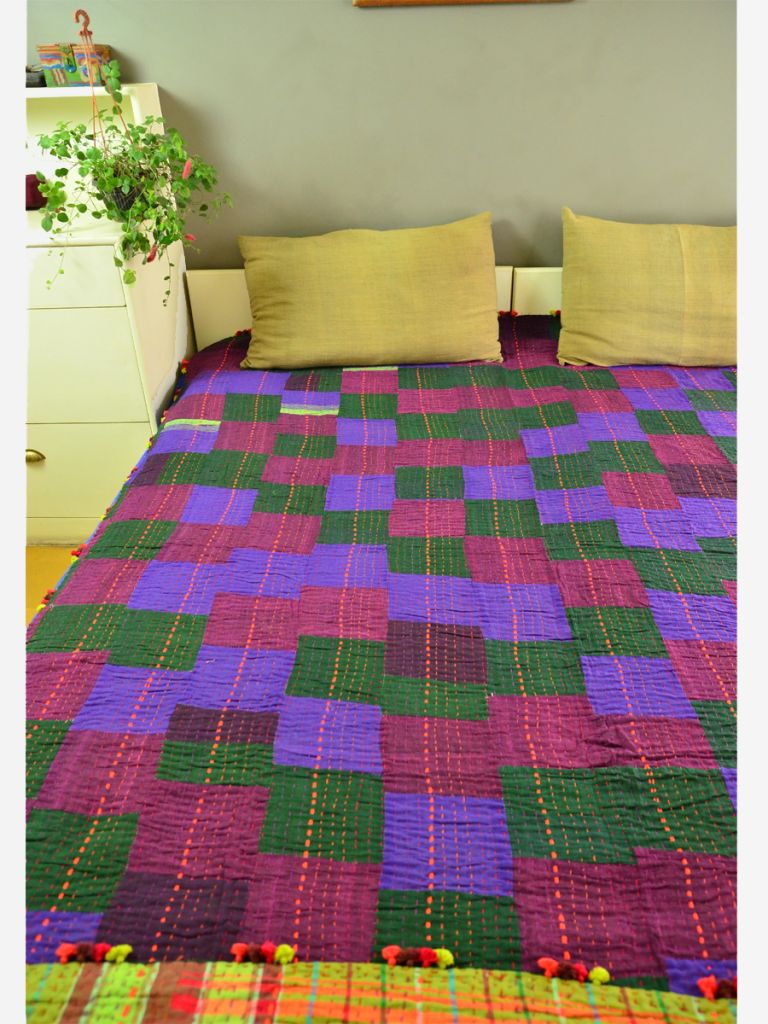 REVERSIBLE HANDMADE KANTHA 01