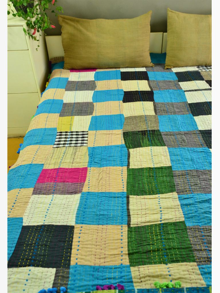 REVERSIBLE HANDMADE KANTHA 04