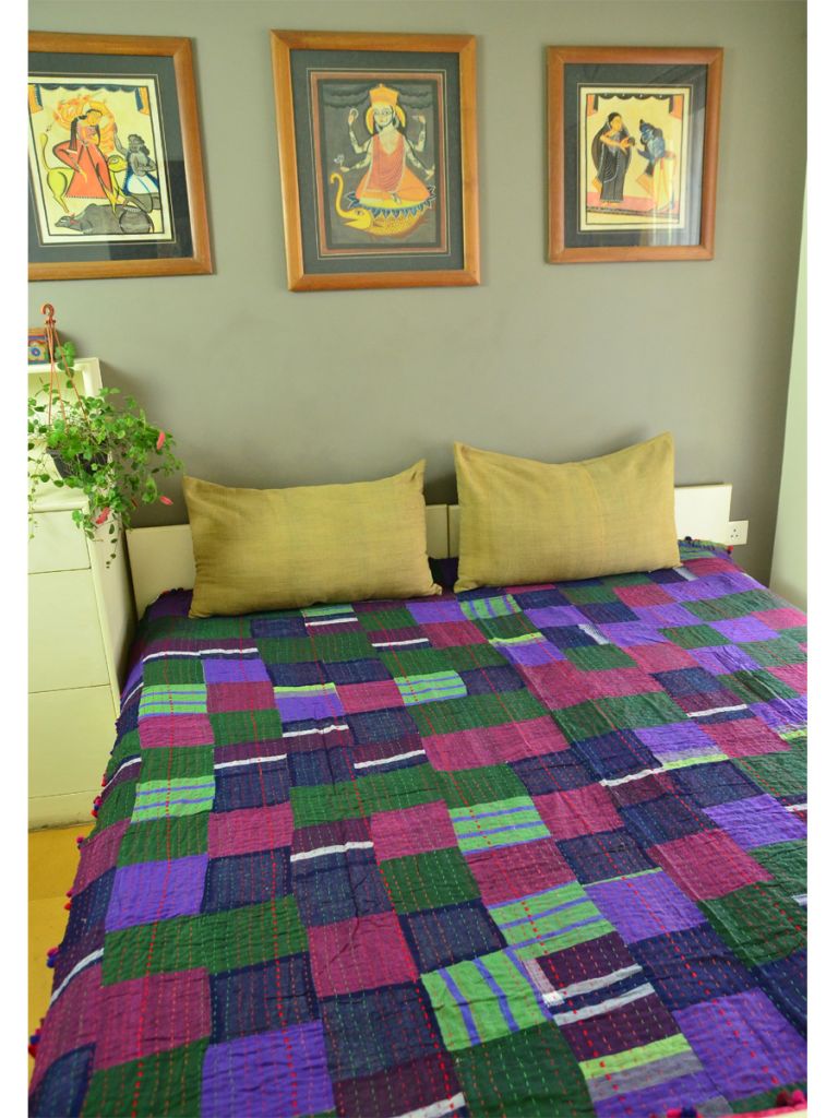 REVERSIBLE HANDMADE KANTHA 07