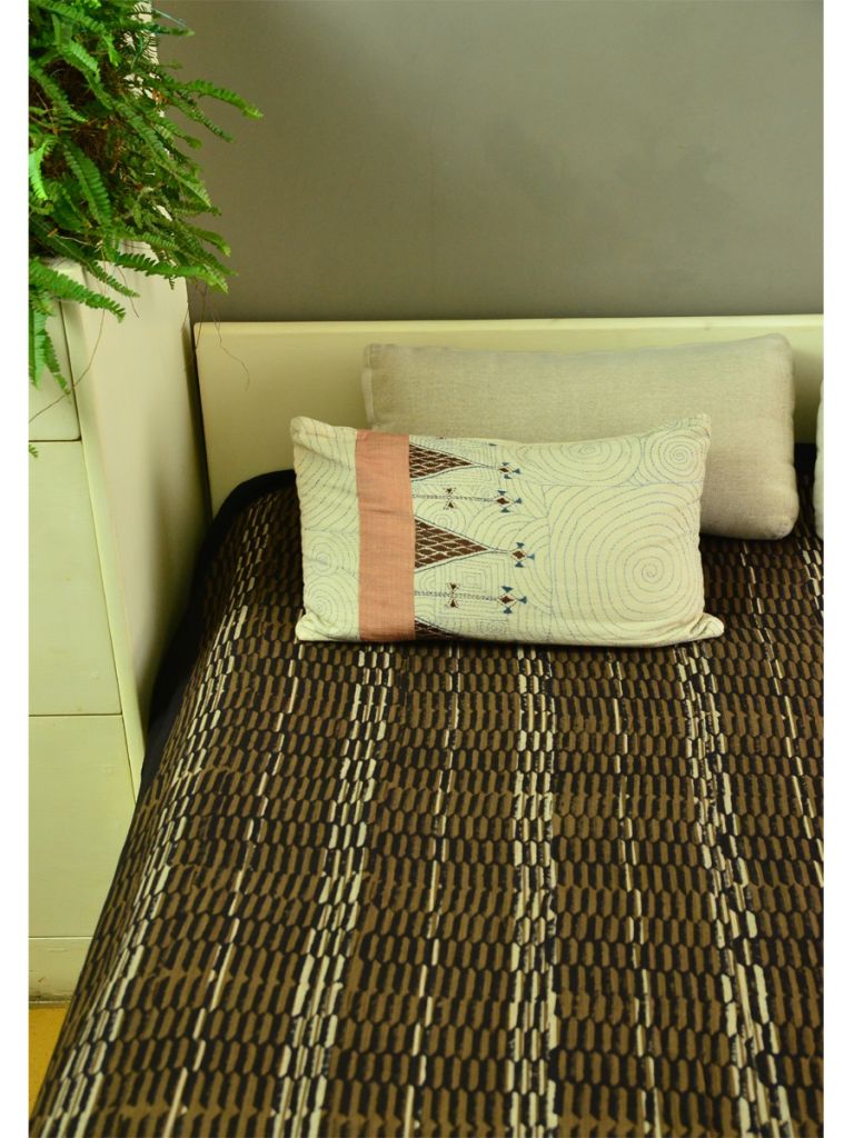 DABU NAT DYE 40S BEDLINEN 01