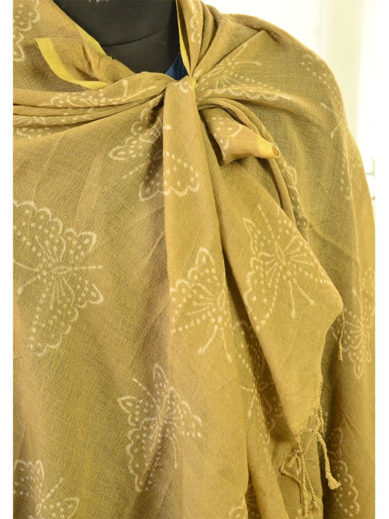PRINT WOOL SH SCARF 22