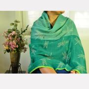 PRINT WOOL SH SCARF 02