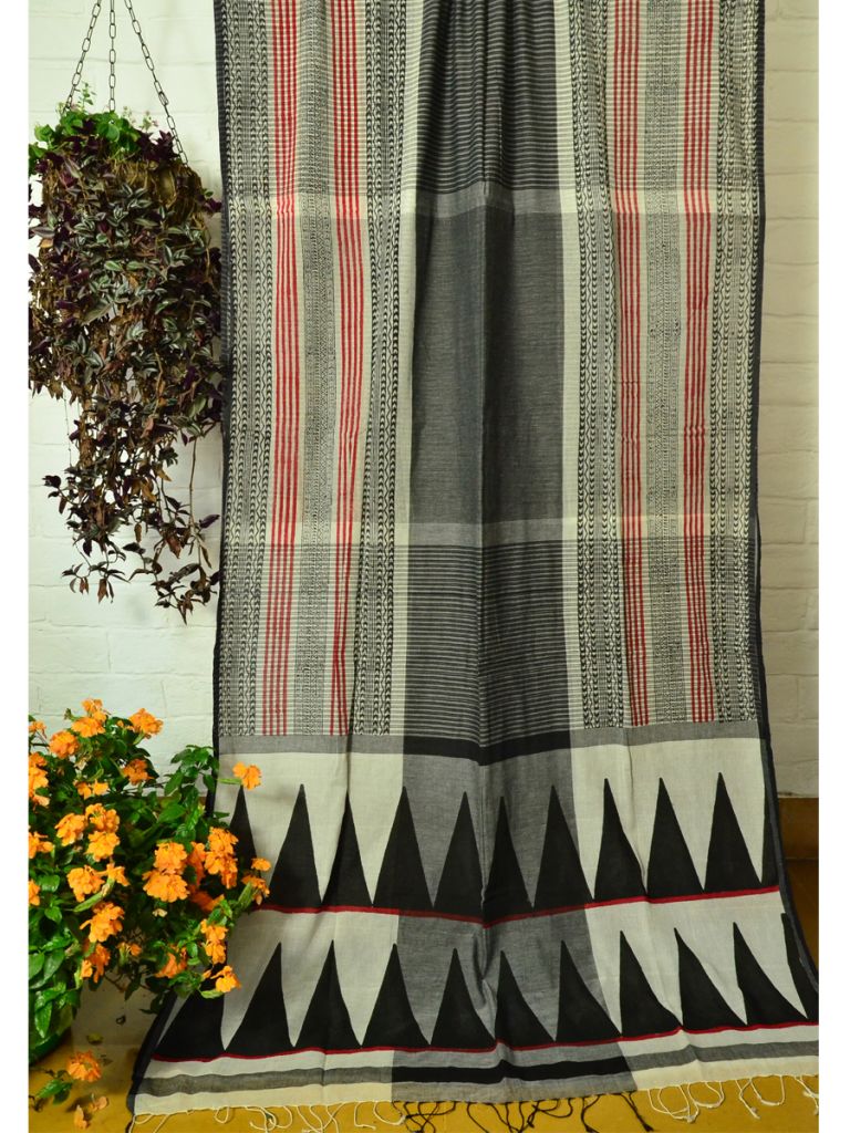 PRINT CHITA SAREE 03