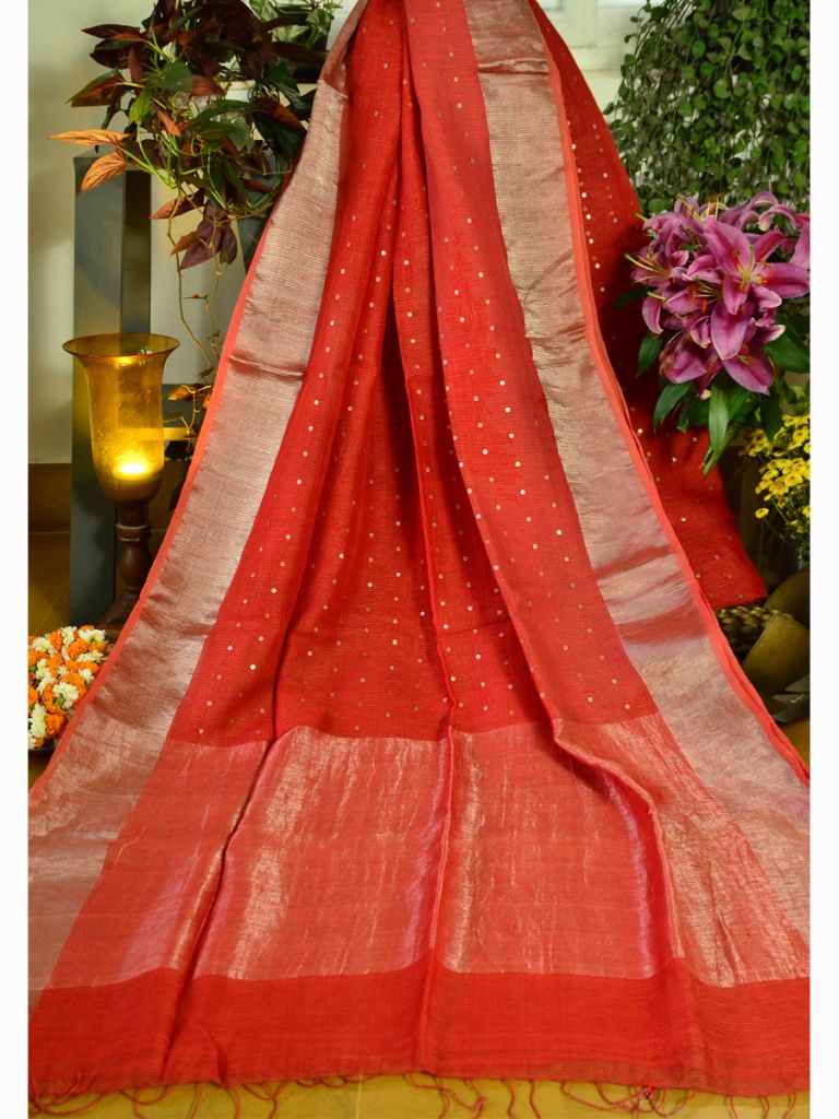 LIN KOTA SEQUINS SAREE 03
