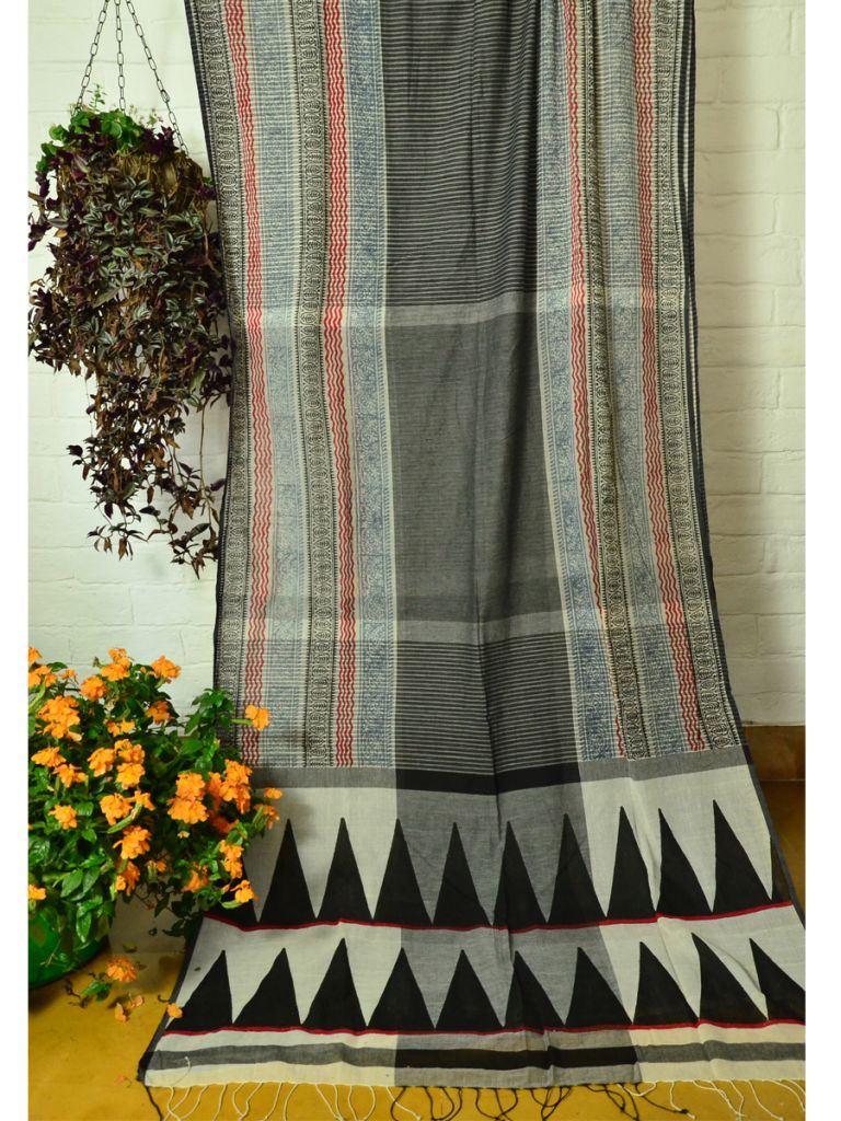 PRINT CHITA SAREE 02