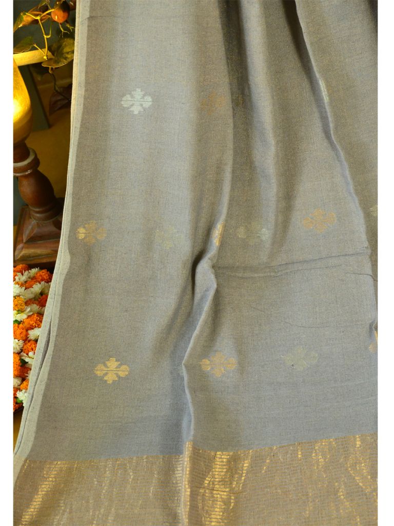 NOIL JARI BUTI SAREE 02