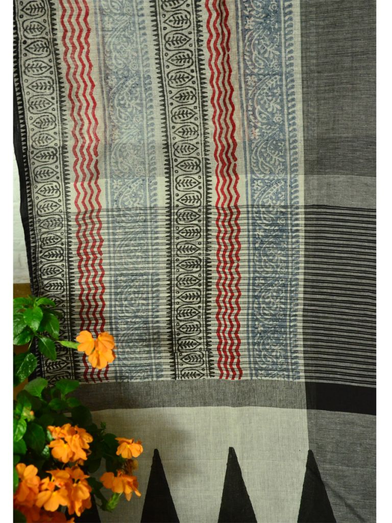 PRINT CHITA SAREE 02