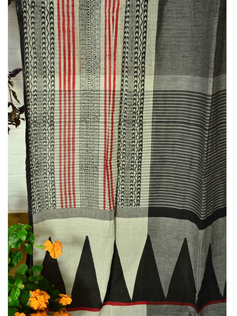 PRINT CHITA SAREE 03