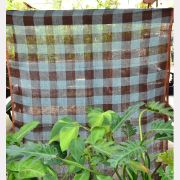 NAT DYE GAUGE LINEN SCARF 03