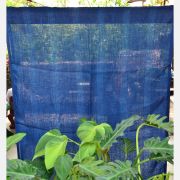 NAT DYE GAUGE LINEN SCARF 01