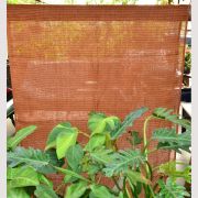 NAT DYE GAUGE LINEN SCARF 02