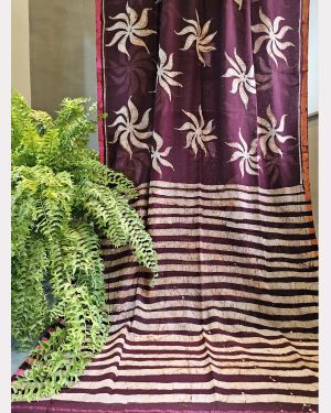 BATIK KORA SAREE 02