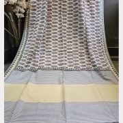 PRINT TUSSAR COTTON SAREE 02