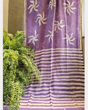 BATIK KORA SAREE 04