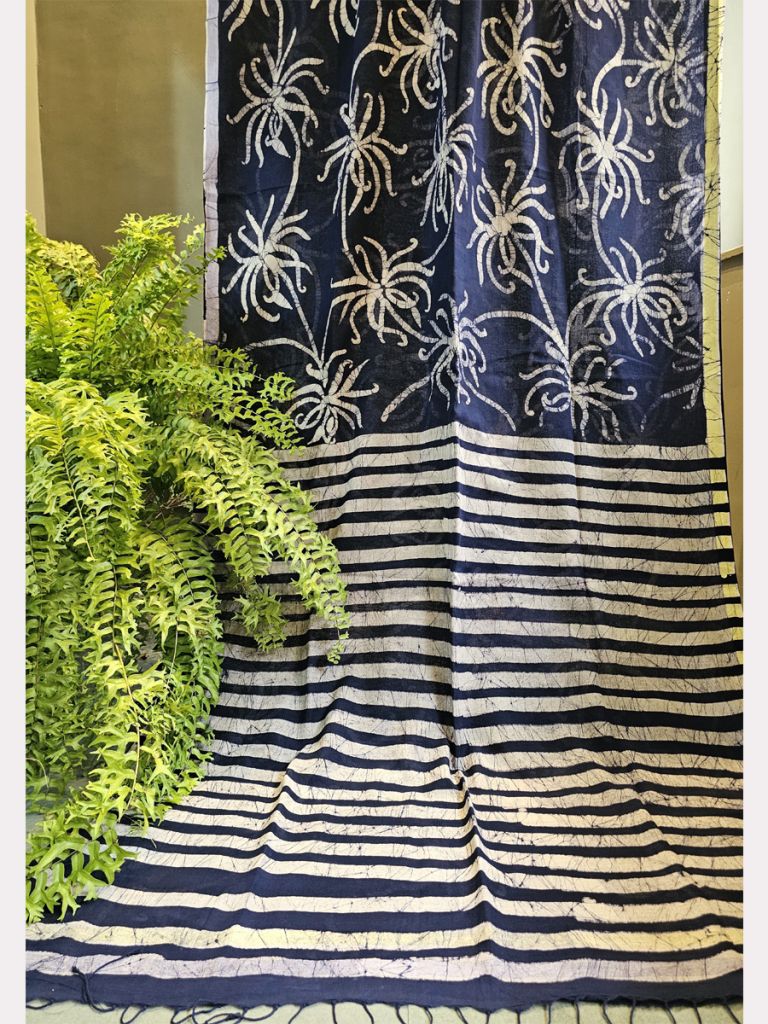 BATIK KORA SAREE 05