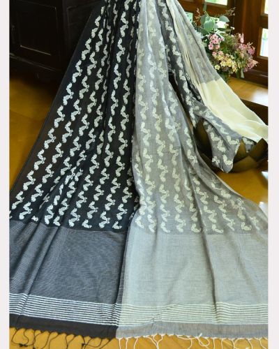 TWIN COCK (PRINT LAMA SAREE) 06