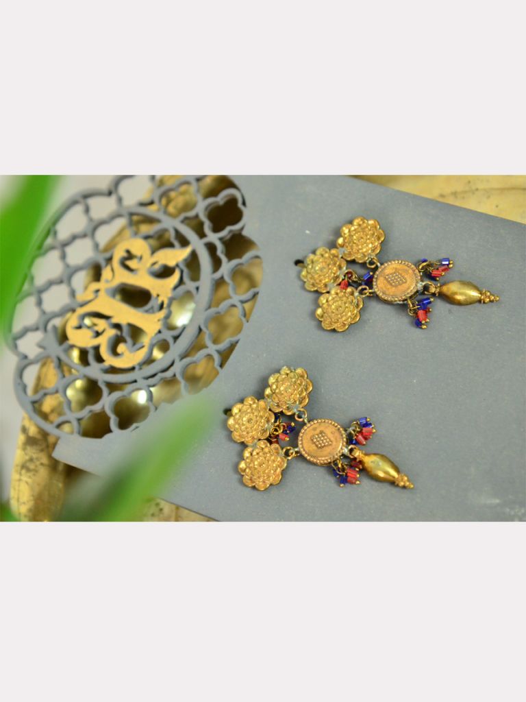 HAND BEATEN BRASS JEWELLERY 06