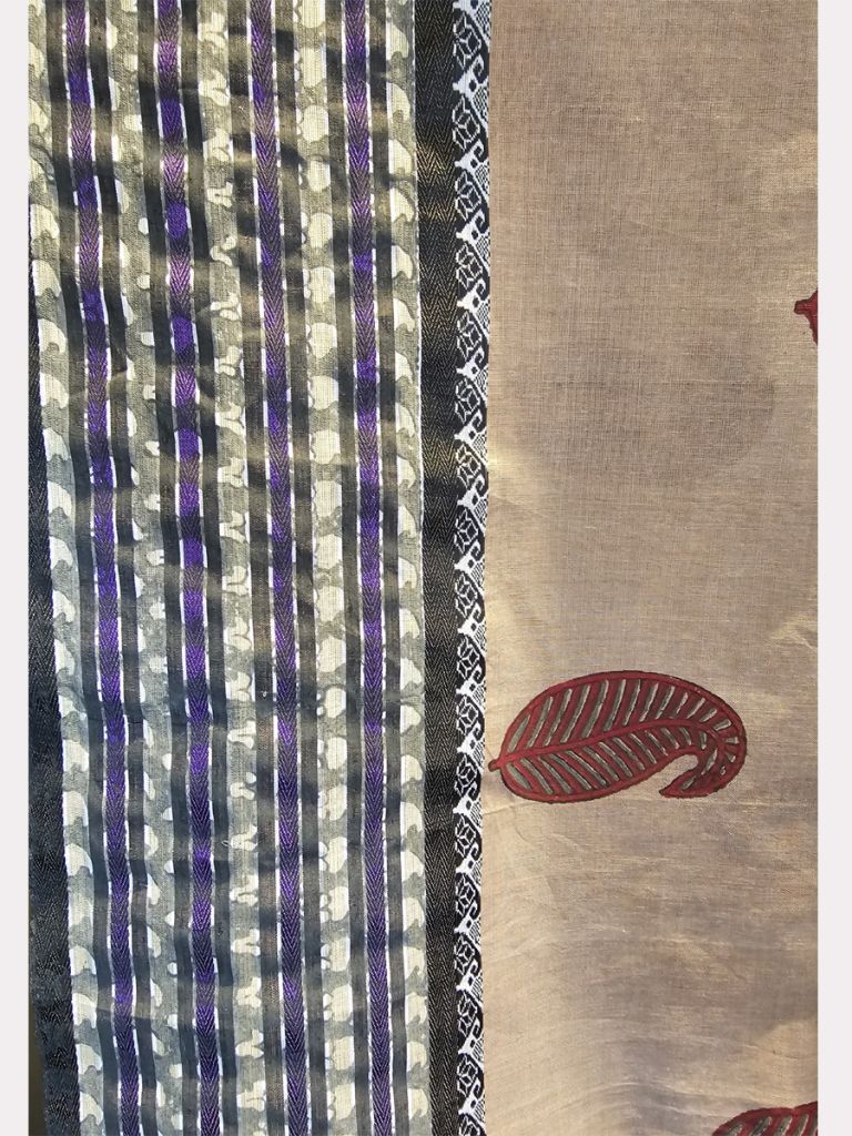 PRINT COTTON TUSSAR KALKA SAREE 03