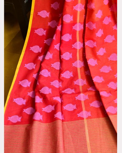 PECHANI (PRINT CHECK SAREE) 08