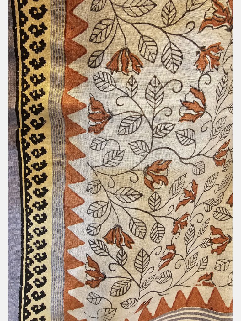 PRINT TUSSAR COTTON SAREE 03